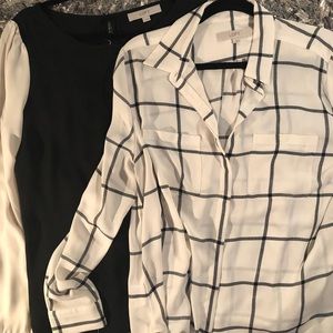 Ann Taylor Loft Large Blouses